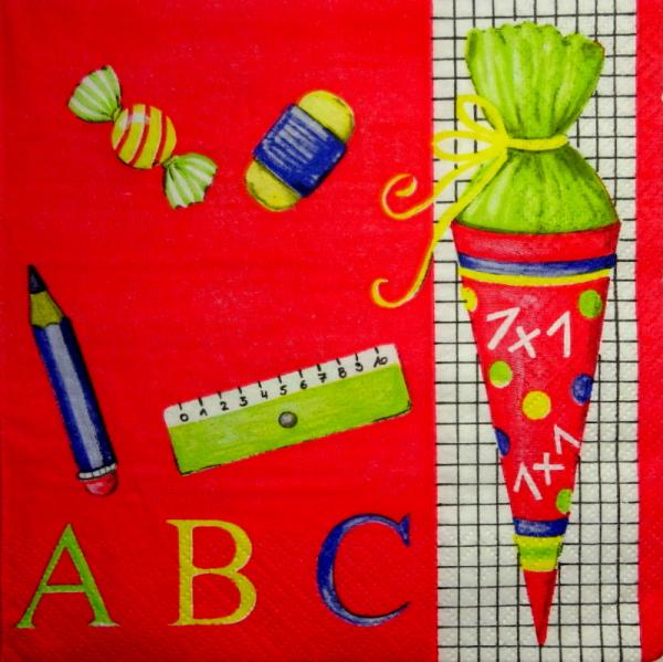 009 School - 3-ply (red) - ti-flair